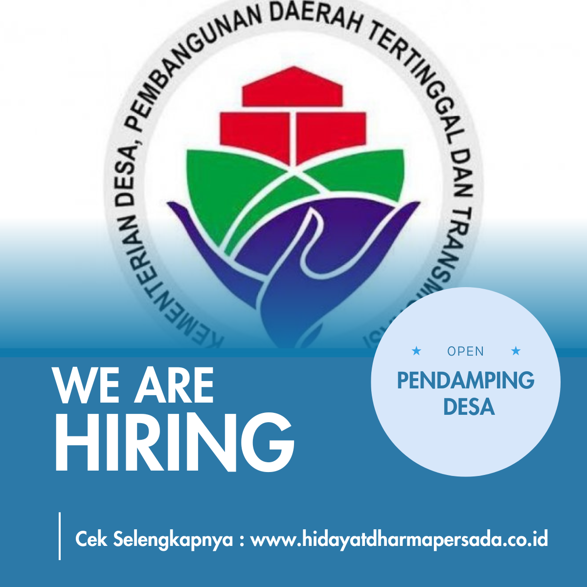 LOWONGAN KERJA PENDAMPING DESA 2025
